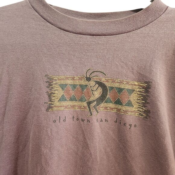 Prarie Mountain Old Town San Diego Single Stitch Tee Shirt Mns SZ Large Kokopeli - Picture 2 of 6